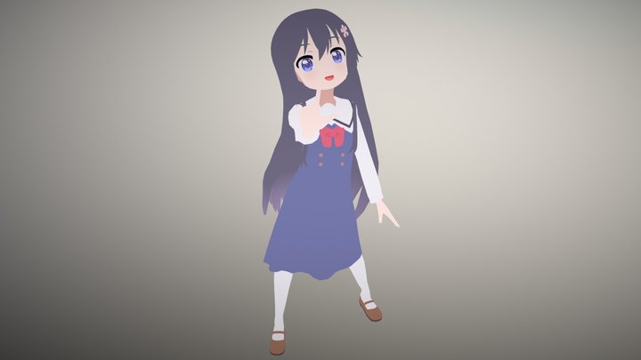 Hana Shirosaki 3D Model