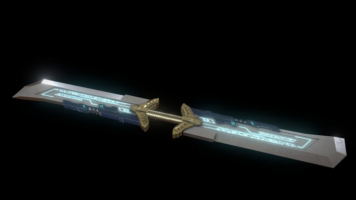 Thanos Infinity sword (With Emission)