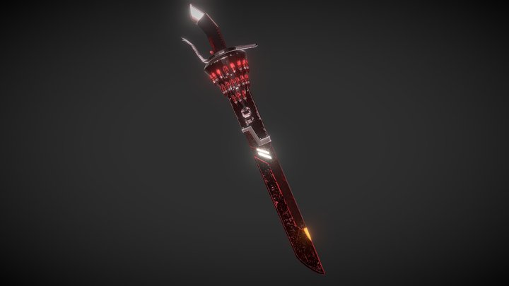 Missile Pod Sword 3D Model