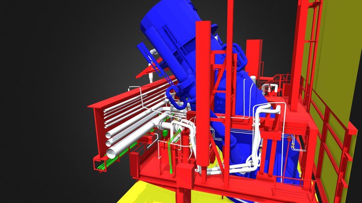 Laser Scan 3D - SISTEMA DE FLUIDOS (As-Built) 3D Model