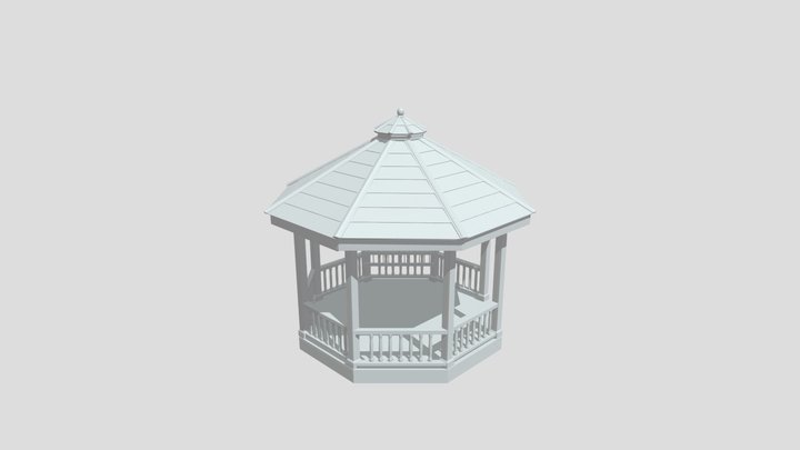 Gazebo 3D Model 3D Model