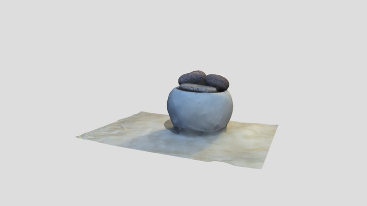 Photogrammetry - Stone Pot 3D Model