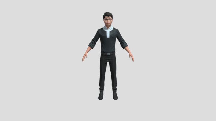 Teacher Joe_03 3D Model