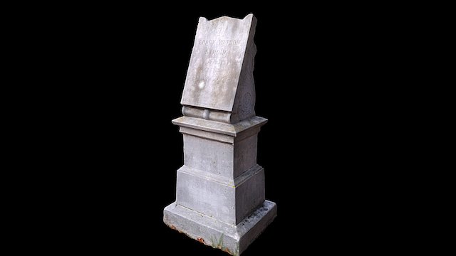 Strong Grave, Oak Grove Cemetery 3D Model