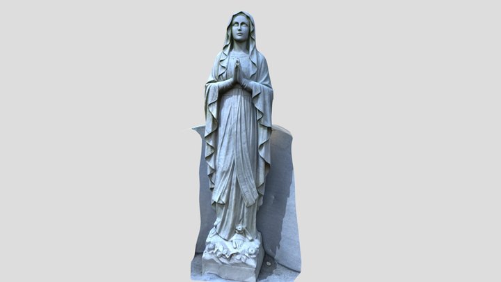 Virgin Mary Sculpture (VCU_3D_7226) – Modello 3D gratuito STL
