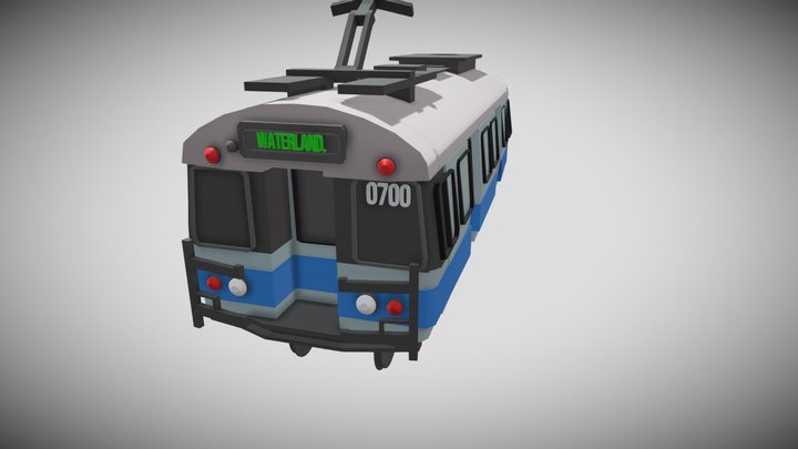Mbta blue line. New 0700 2024 3D Model
