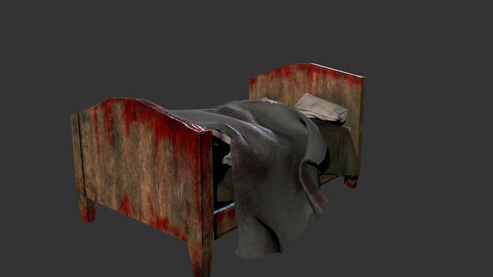 blood bed 3D Model