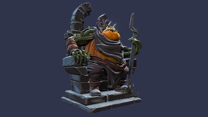 Pumpkinking 3D Model