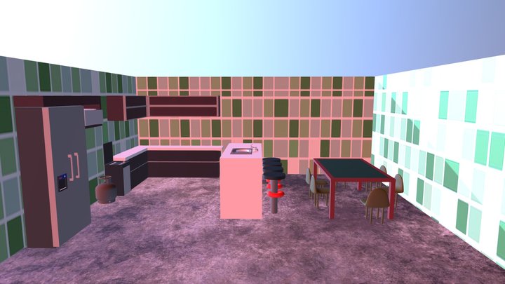 Cozinha Planejada / Fitted kitchen 3D Model