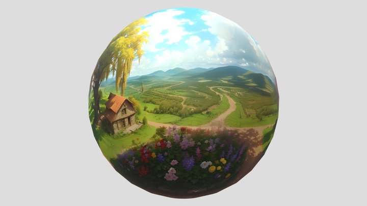 Red Riding Hood - Forest Skybox3 3D Model