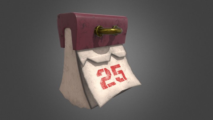 Calendar 3D Model