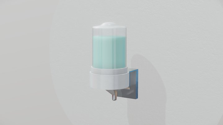 Автоматический (сенсорный) диспенсер для мыла 3D Model