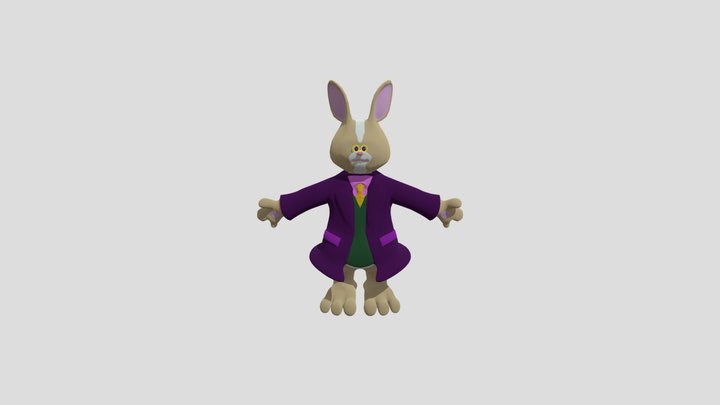 RABBIT//DOLL//Rabbit doll 3D Model