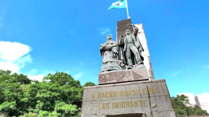 Monumento Nacional ao Imigrante 3D Model