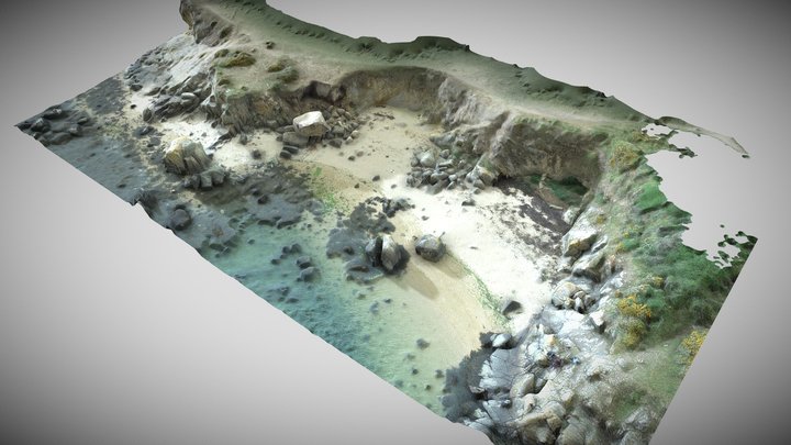 Séné (Montsarrac) - érosion falaise - avril 2021 3D Model