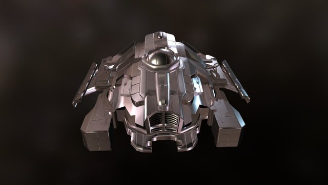 Warbug - Heavy Ship 3D Model