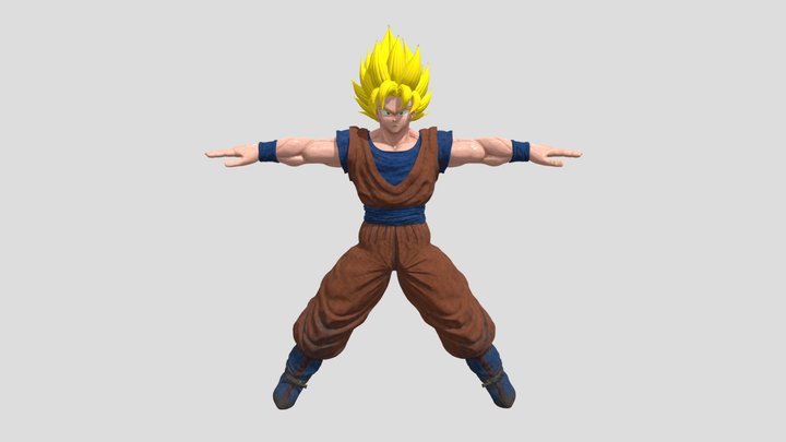 Goku From Dragon Ball - Textured and Rigged