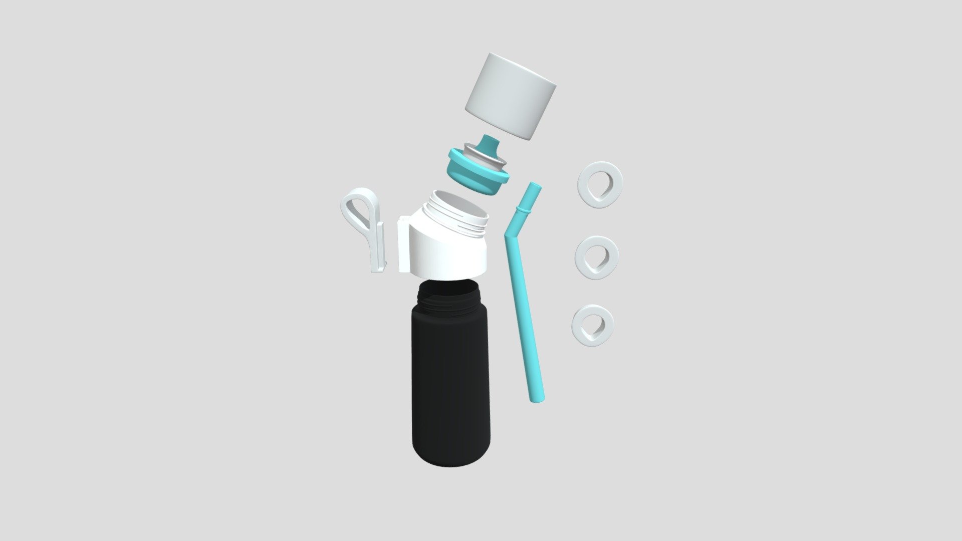 air up bottle model 3D model by jeremiemavanga [43d4131] Sketchfab