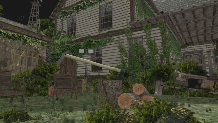 DAE Diorama - Forest Loner 3D Model
