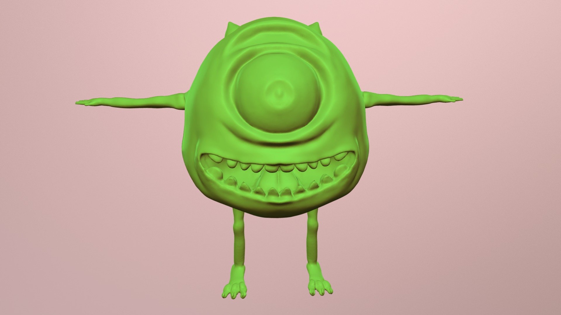 #SculptJanuary18 - Day 6: Monster