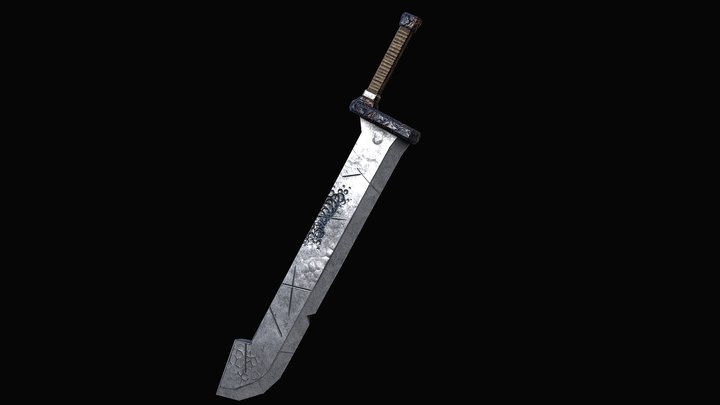 Lava Sword test 3D Model