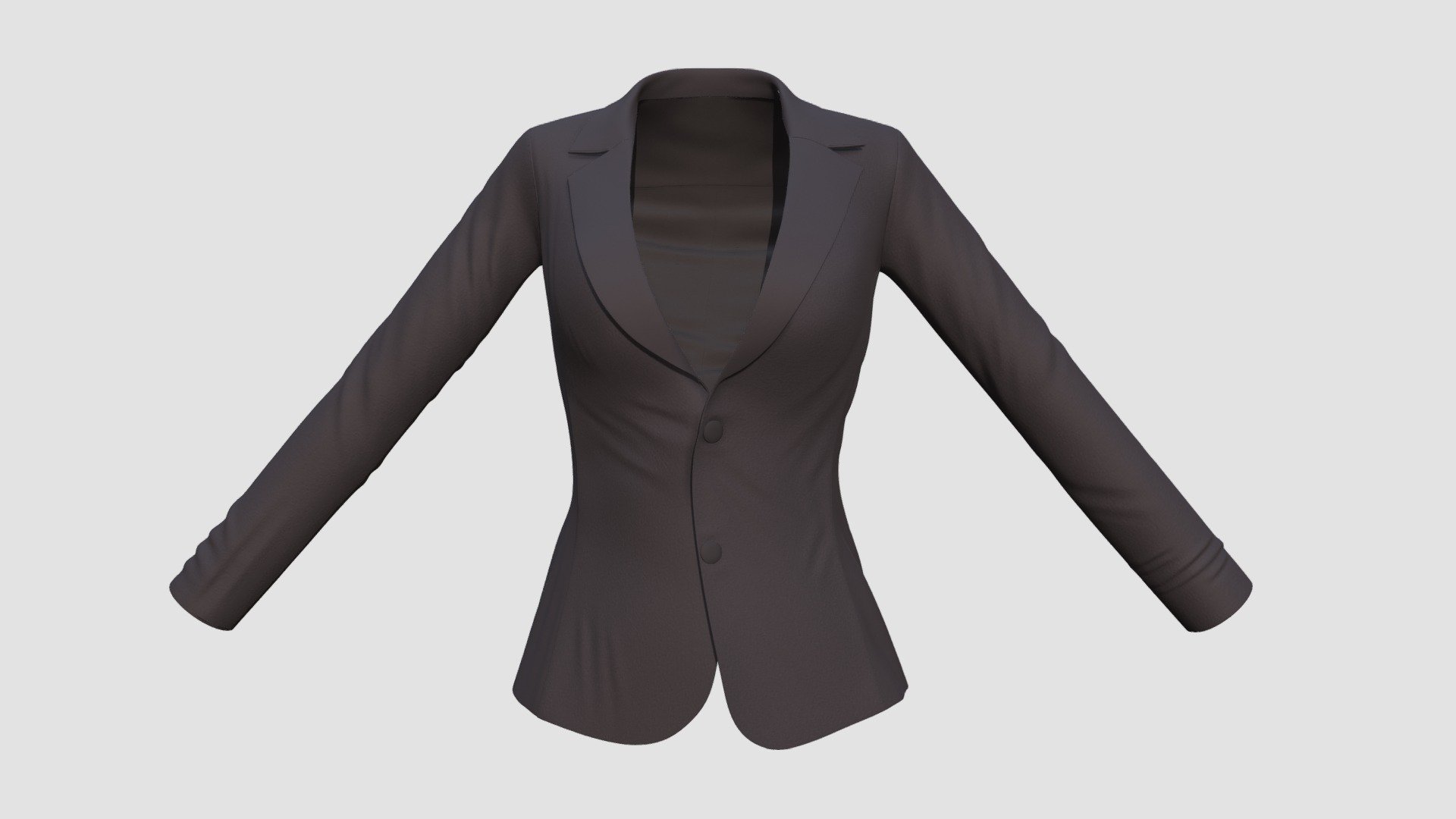 Women's Blazer Black - Download Free 3D model by Latitude23 [43d65a4 ...