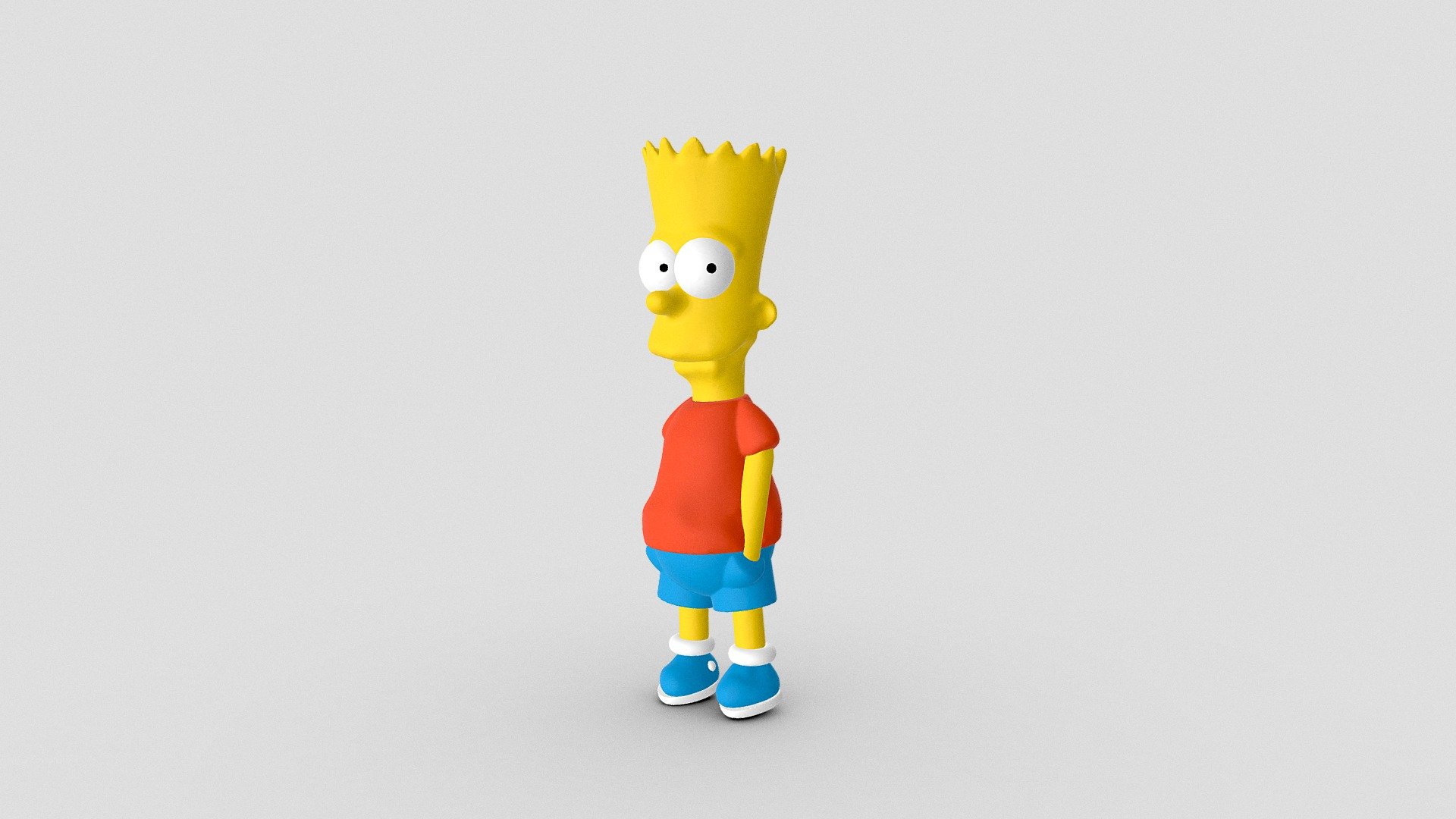 Bart Simpson sculpted in VR
