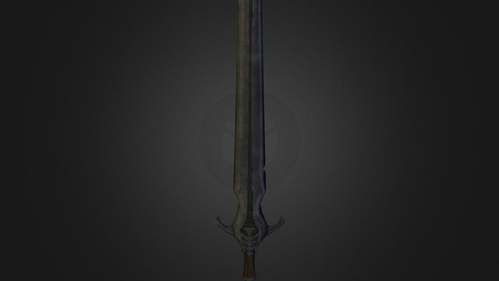 Cyrodiil Steel Colovian Longsword 2 3D Model