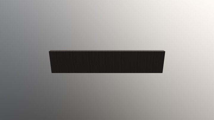 Church Pew 3D Model