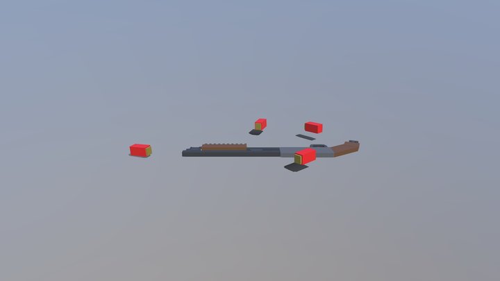 Shotgun 3D Model
