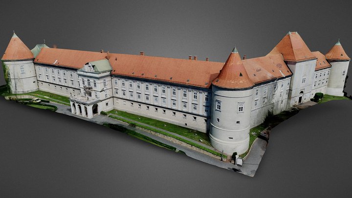 nadbiskupski dvor zagreb 3D Model