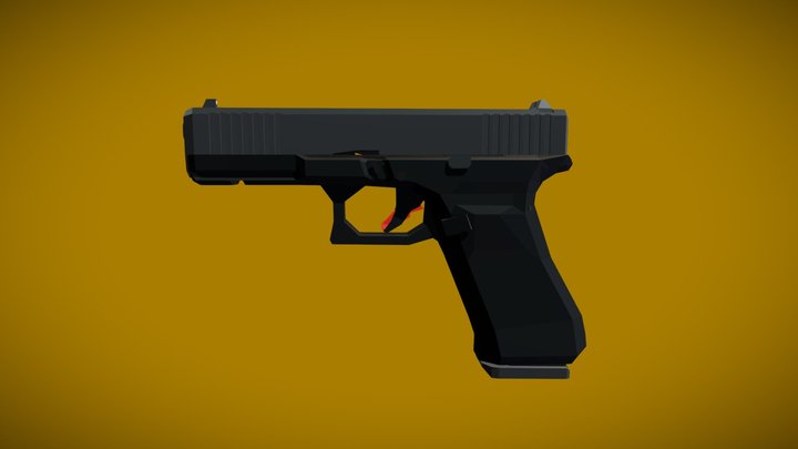 Lowpoly Gullhawk G17 vers. 5 3D Model