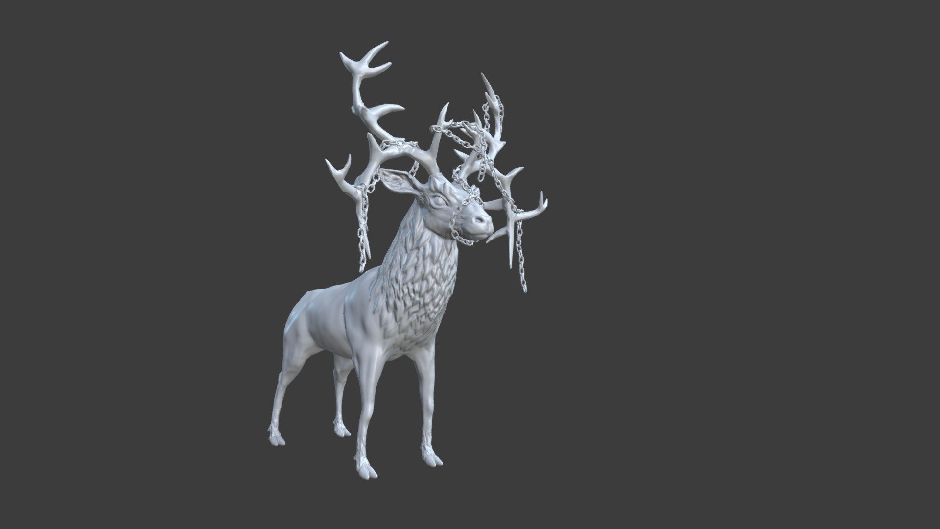 Ancient deer Eikthyr - Download Free 3D model by Marousiya [43d9e86 ...