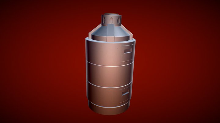 Botella de Agua 3D Model