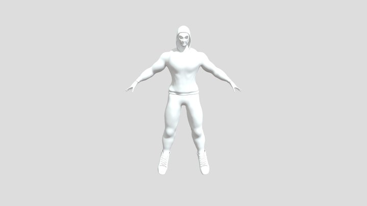 Hooded Figure 3D Model