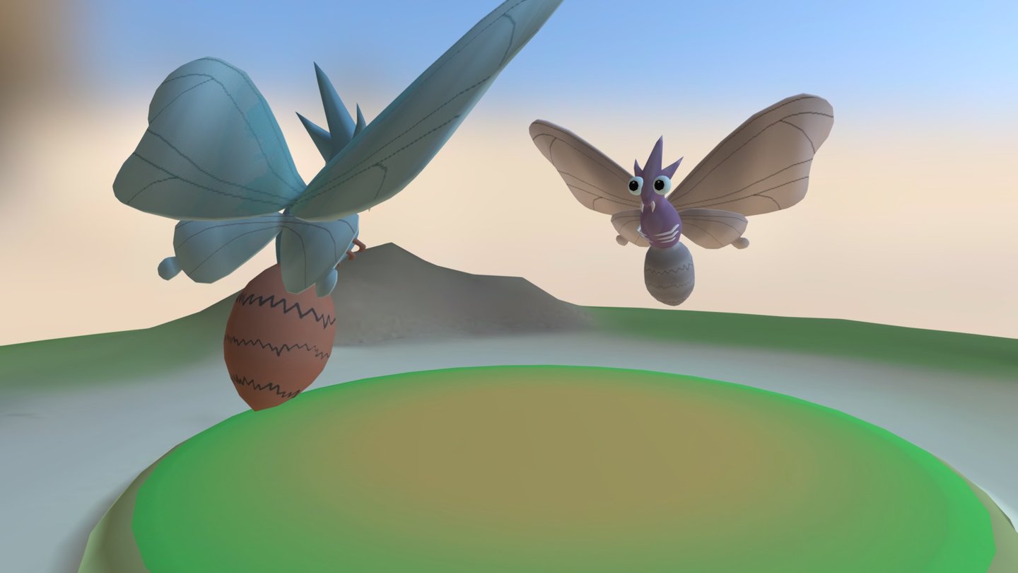 Pixelmon Model - Venomoth