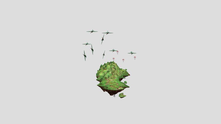 Human Searching Fantasy Island – Gratis 3D-model STL