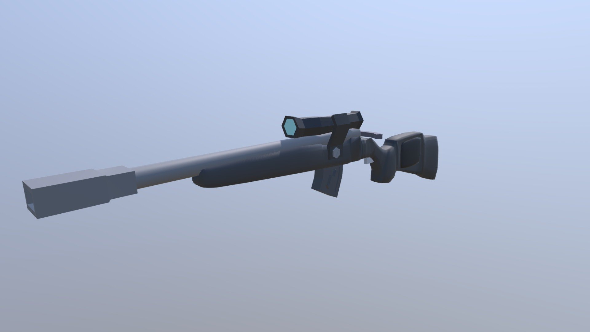 Futuristic Sniper Rifle