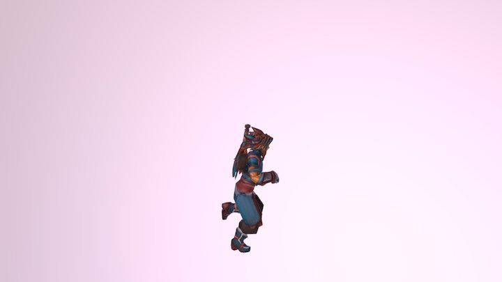 Running In Place 3D Model