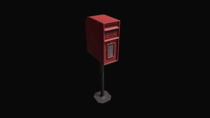 British mailbox 3D Model