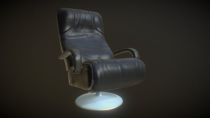 Leather Chair 3D Model
