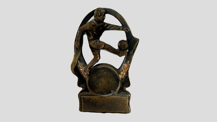 Football trophy 3D Model