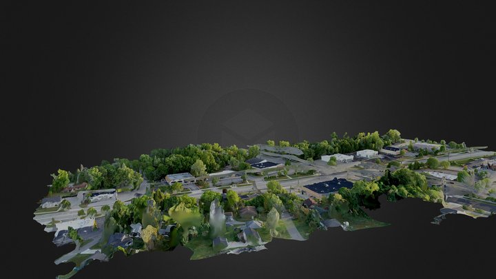 Grand River Ave and Okemos Rd 3D Model