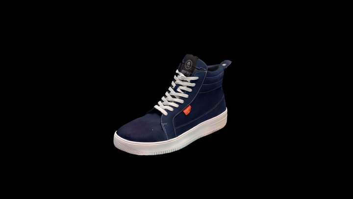 IMMORTALE BOOT BLUE 3D Model