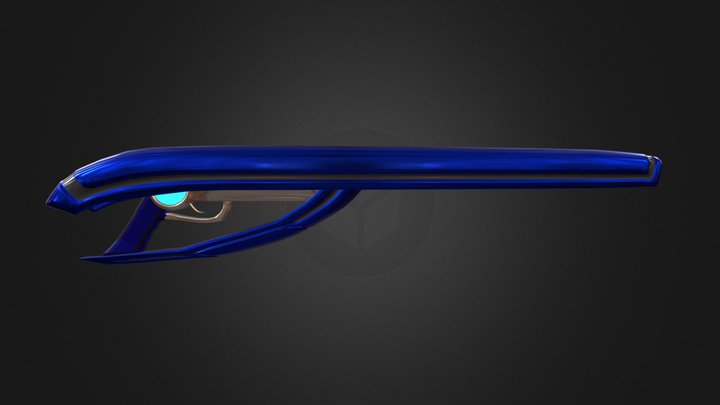 Plasma Rifle V1 3D Model