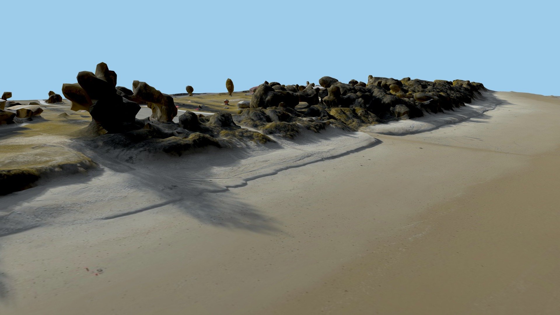 MCC Oldbar Post Scrape 060619 Simplified 3d Mesh