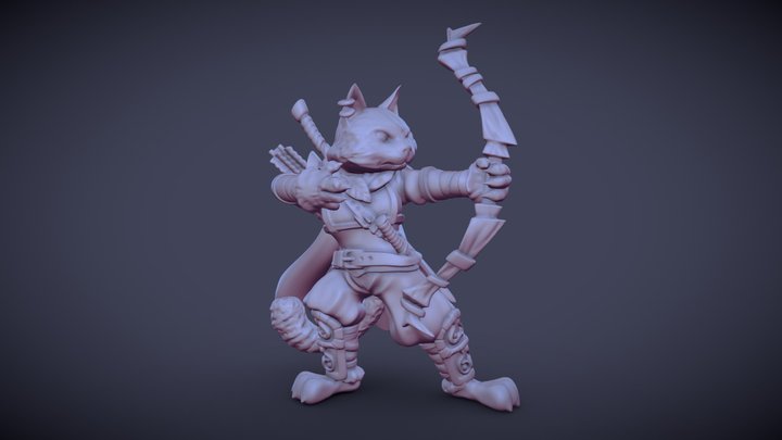 Archer Cat 3D Model