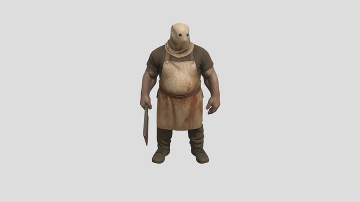 The Butcher — Horror Stalker 3D Model