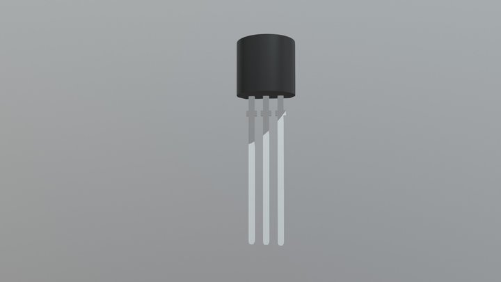 Transistor TO 092 3D Model