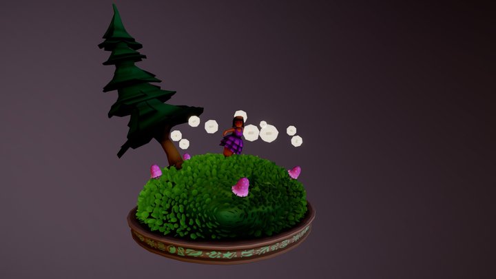 Firefly Meadow 3D Model